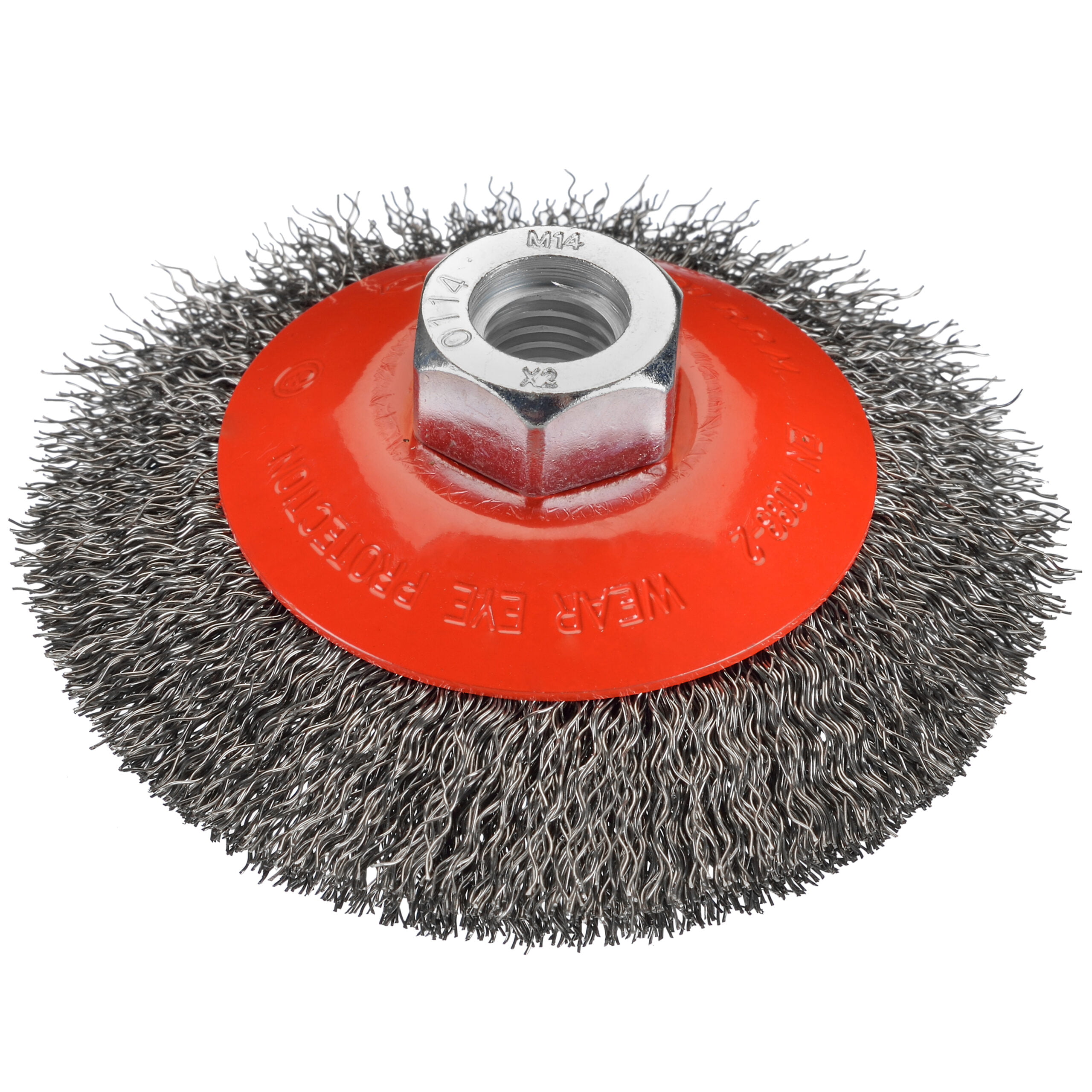 Cepillo Conico Ondulado Acero D 101 x 20 x M14 / 0,3