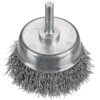 Cepillo Copa Ondulado Con Vastago Acero D 75 x 20 / 0,3