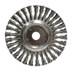 Cepillo Circular Trenzado Acero D 180 x 12 x 22,2 / 0,5