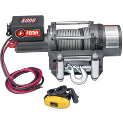 Aparejo Eléctrico 12v 24 Mt 2271 Kg 2,3 Hp Cable 6 Mm