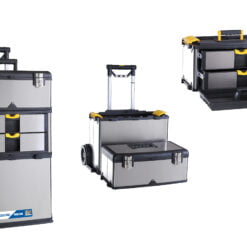 Carro Caja De Herramientas Ruedas Manija Extensible Vanguard