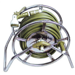 Manguera 30 Mts 1/2 Pulgada Con Porta Rell Pico 8 Funciones