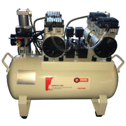 COMPRESOR FEMA DENTAL 65 LITROS SILINCIACO CON FILTROS