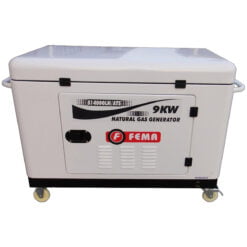 Generador FEMA  9 Kw- A GAS NATURAL- 20HP- MONOFASICO