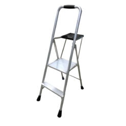 Escalera Plegable Aluminio 57 Cm 150 Kg 2 Peldaños Hogar