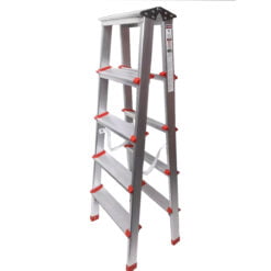 Escalera Plegable Aluminio Doble Lado 109cm 120kg 5 Peldaños