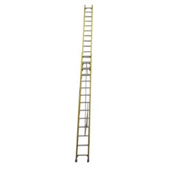 Escalera Extensible Fibra De Vidrio 2X12 Peldaños 375/650 Cm