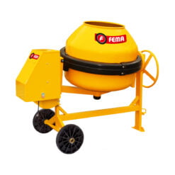 HORMIGONERA FEMA 400LT. C/MOTOR WEG 2 HP-380V RUEDAS MACIZAS