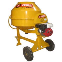 Hormigonera Mezcladora Fema 400 Lt 6.5 Hp Embrague Reductor