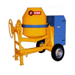 Maquina Hormigonera Mezcladora Fema 600lt 2 Ruedas Sin Motor