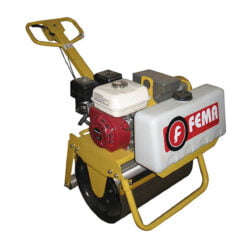 Rolo Compactador Simple Motor Honda 5,5 Hp Gx160 Fema 25 Lts