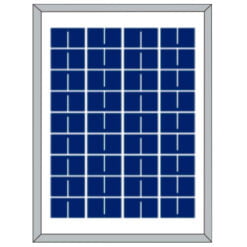 panel solar plm -005-p-36 5w paneles solares fema