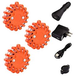 LUZ BALIZA FEMA LED RECARGABLE MAGNETICA PACK 3 UNIDADES