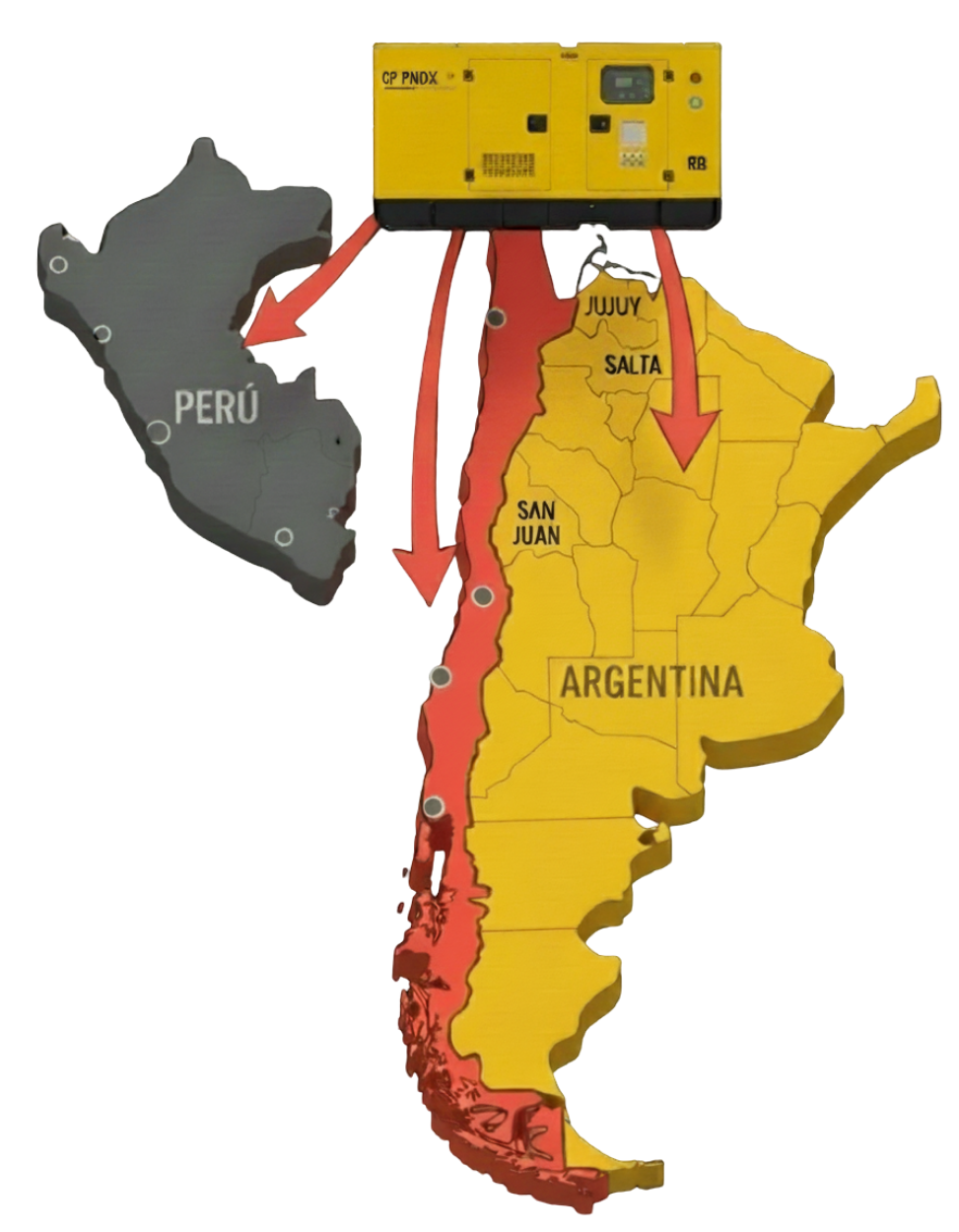 Generador Industrial de Alto Rendimiento